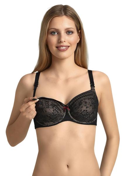 Anita Still-BH Fleur schwarz