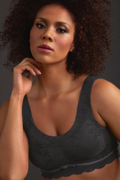 Anita Bralette Essential Lace anthrazit