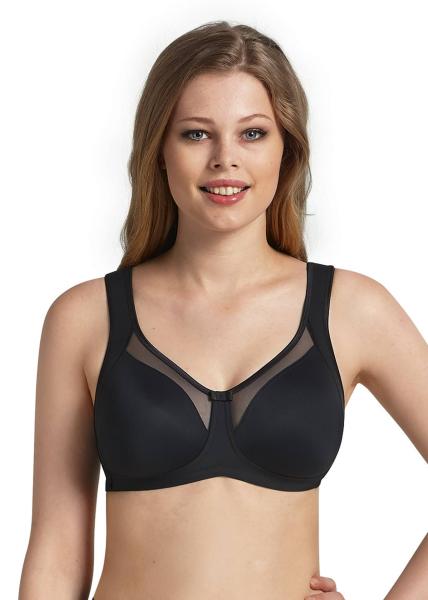 Anita Komfort BH Clara glatt schwarz